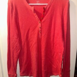Aerie Vibrant Red Knit Top